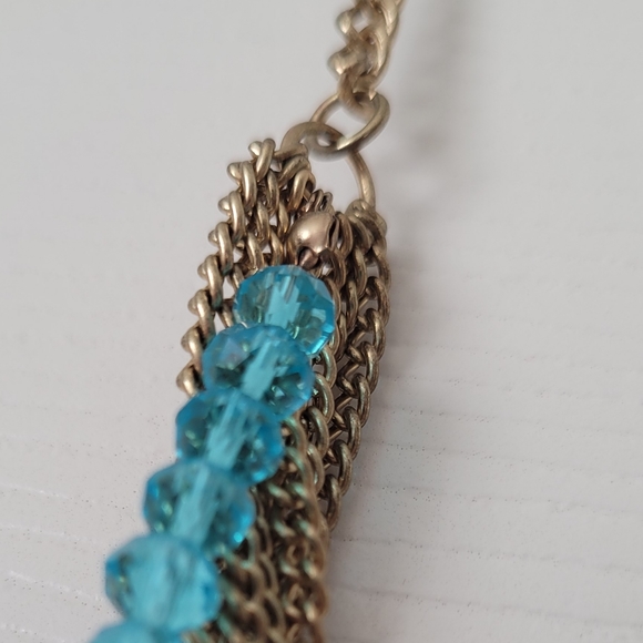 Beaded Chunky Gold Necklace, Forever 21 - Picture 5 of 7